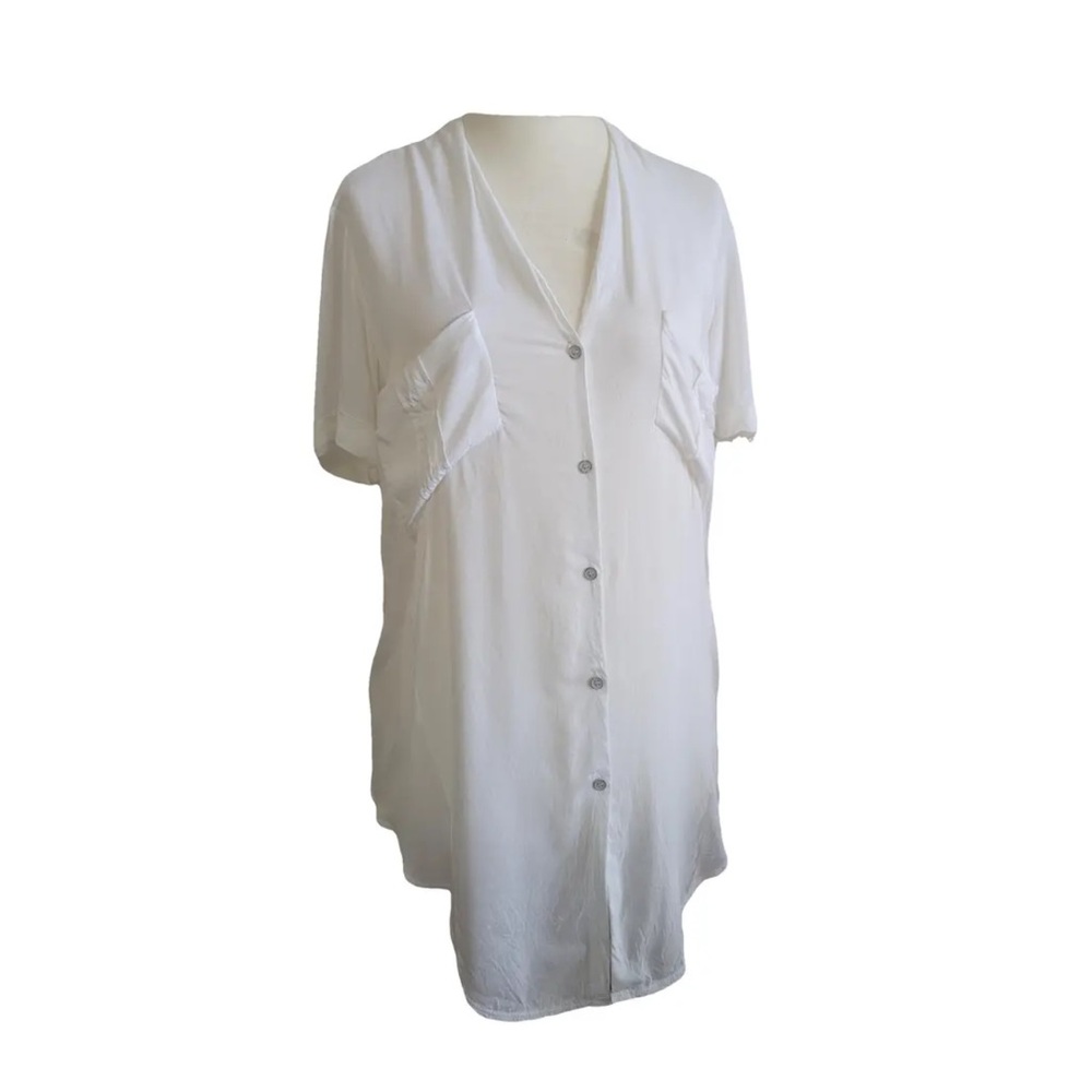 Helmut Lang Button Down Blouse - image 1